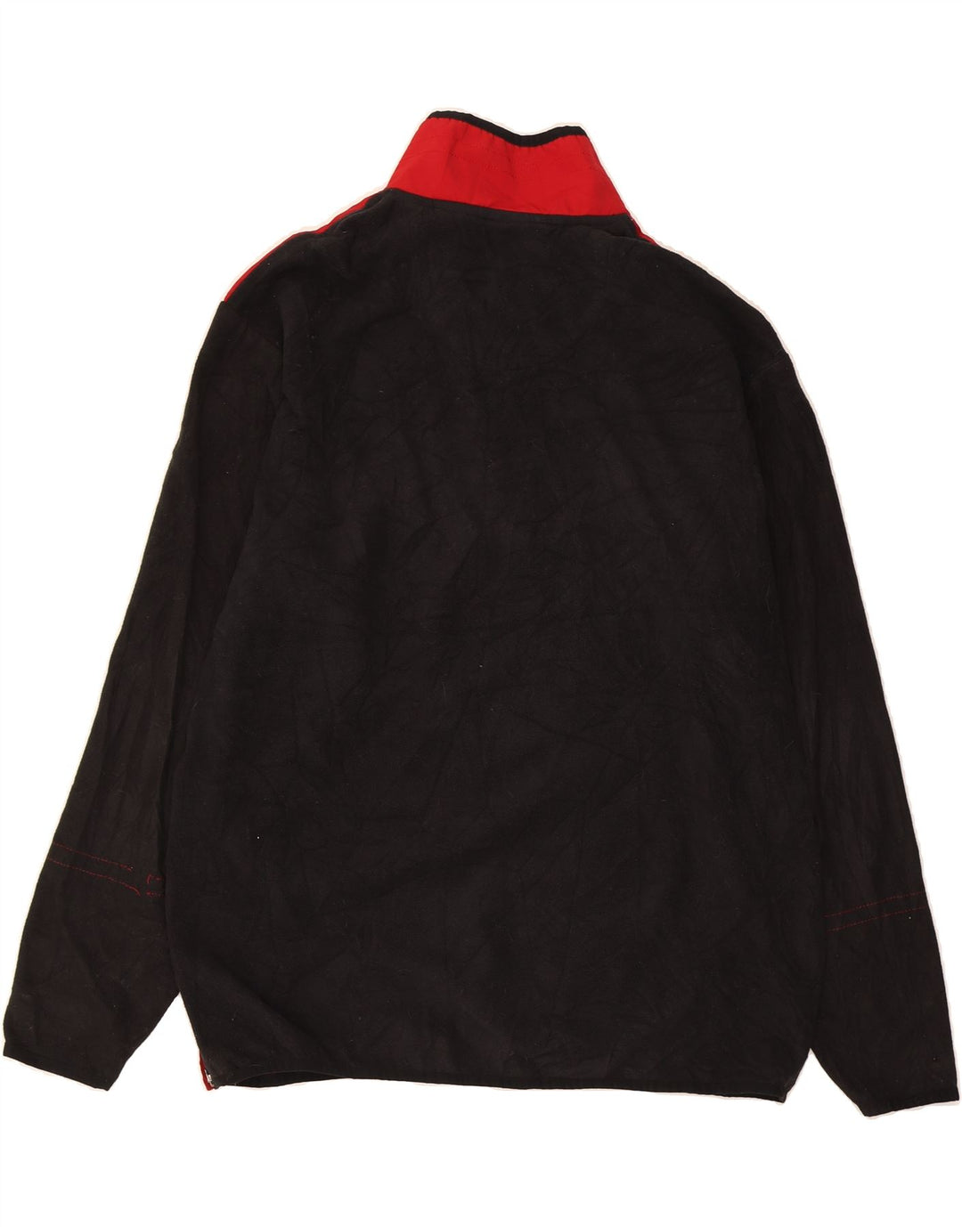 IZOD Mens Zip Neck Pullover Tracksuit Top XL Red Colourblock Polyester Vintage Izod and Second-Hand Izod from Messina Hembry 