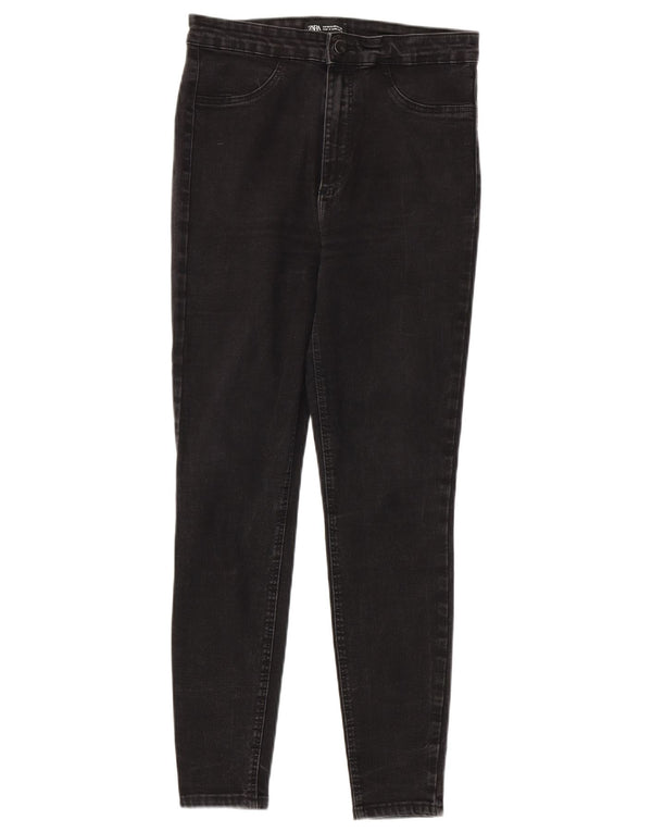Zara Damen Skinny Jeans EU 42 Large W32 L28 Schwarz