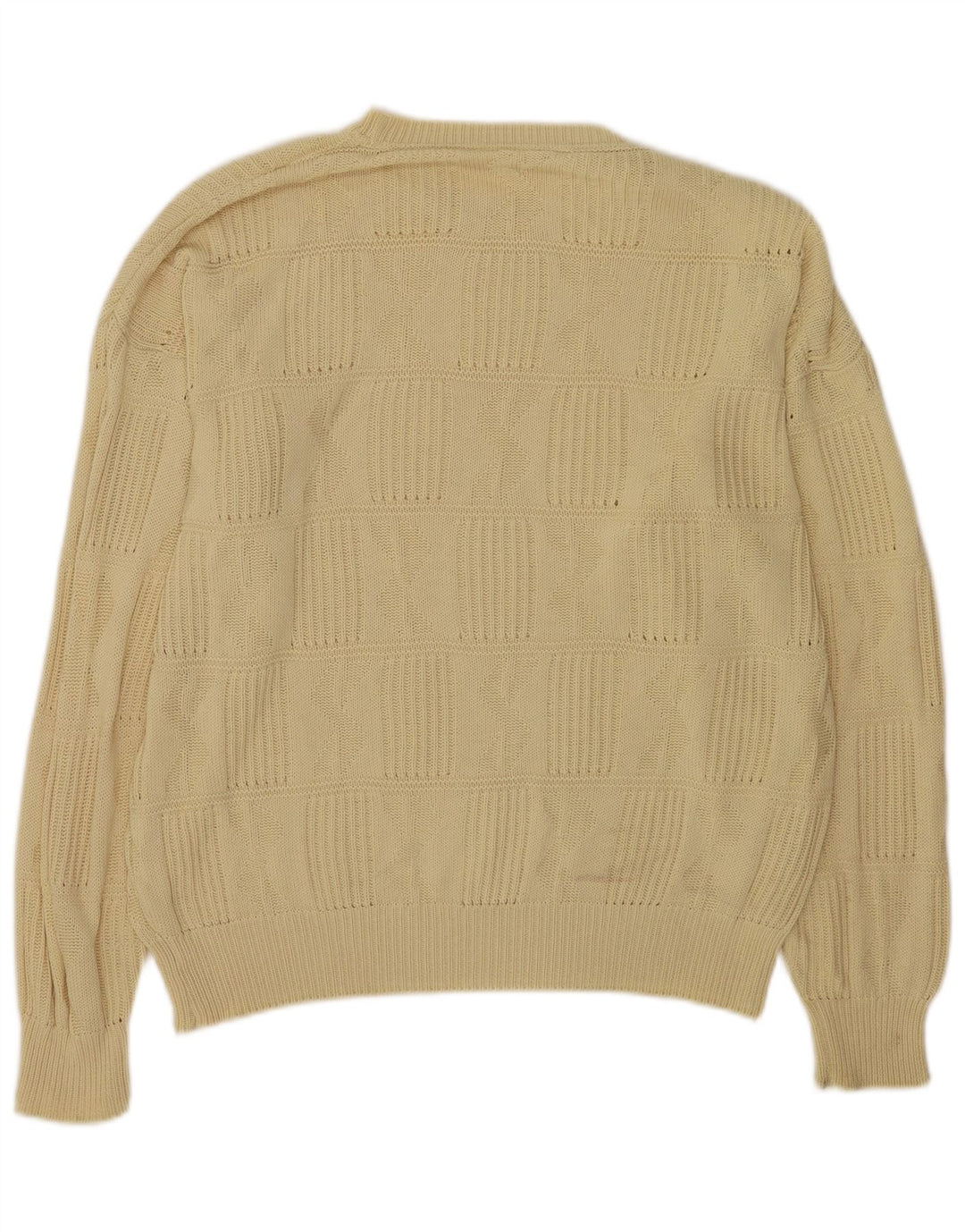 Vintage Herren Rundhalspullover Pullover XL Gelb