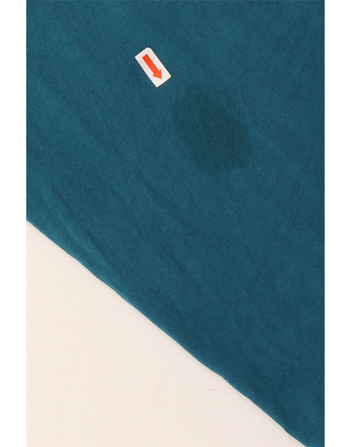 Vans Damen T-Shirt mit klassischer Passform, UK 10, Größe S, Blau, Baumwolle