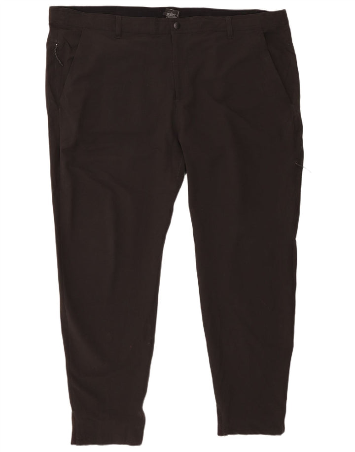 RUSSELL ATHLETIC Damen Slim Cargohose 2XL W32 L30 Schwarz Polyester