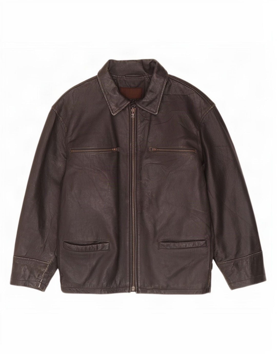 Bomb Boogie Herren Lederjacke UK 36 Small Braun