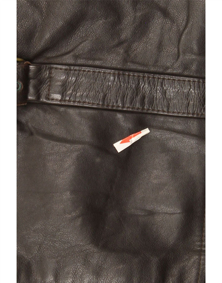 Conbipel Damen Lederjacke IT 44 Mittelbraunes Leder