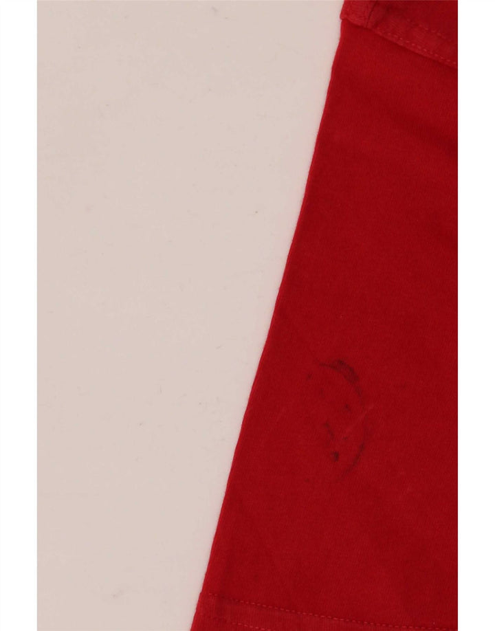 Fila Herren Grafik T-Shirt Top IT 50 Mittelrote Baumwolle