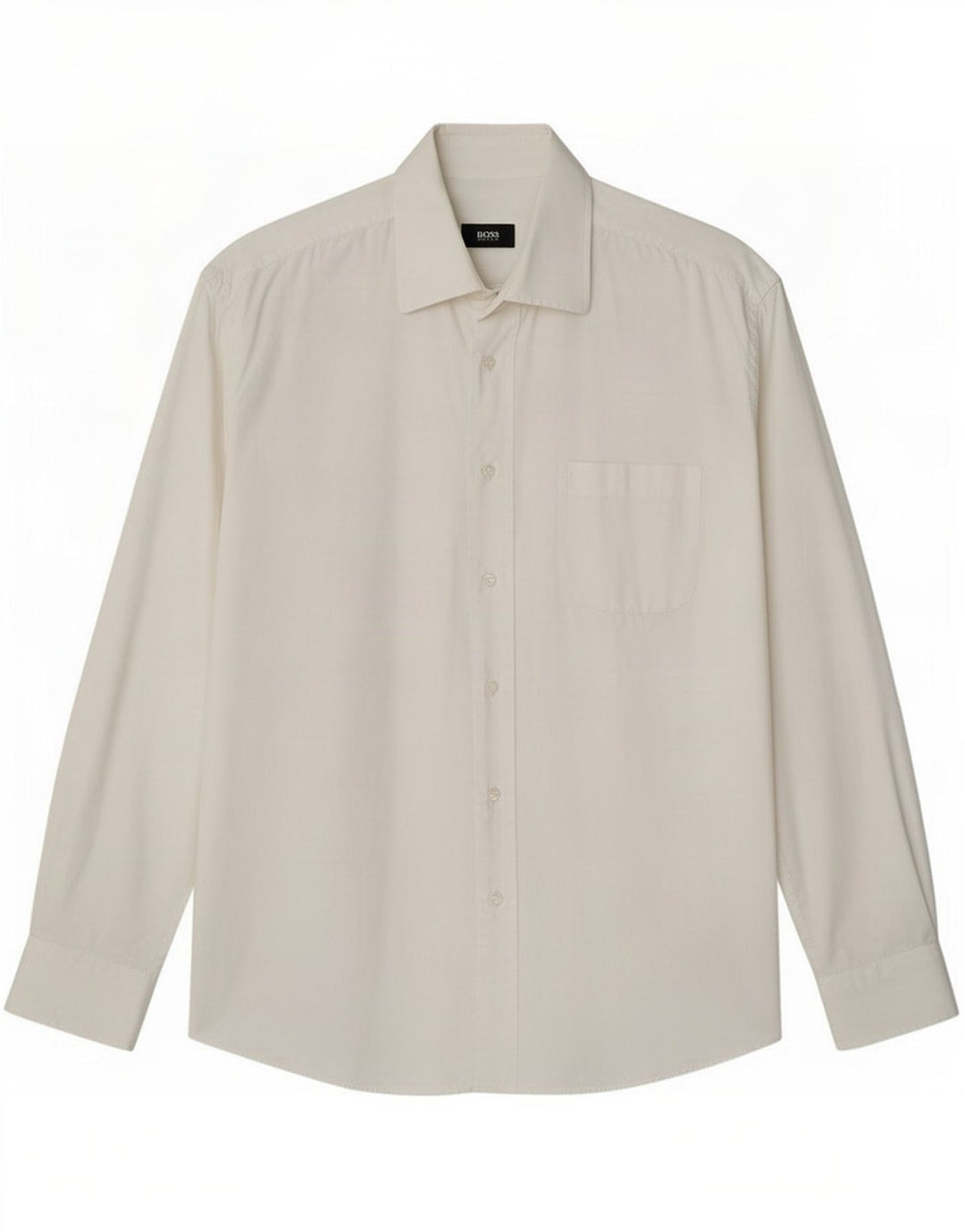 Hugo Boss Herrenhemd Größe 42 16 1/2 Large Weiß