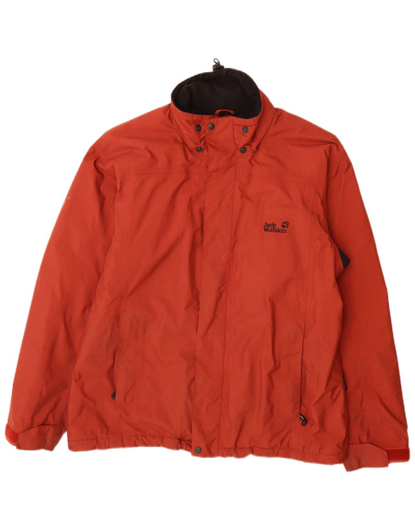 Jack Wolfskin Herren Windjacke UK 40/42 Large Red Colourblock