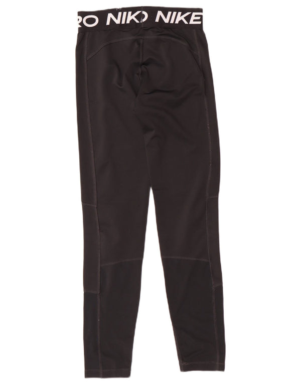 NIKE Dri-Fit-Leggings für Mädchen, 13–14 Jahre, XL, schwarzes Polyester