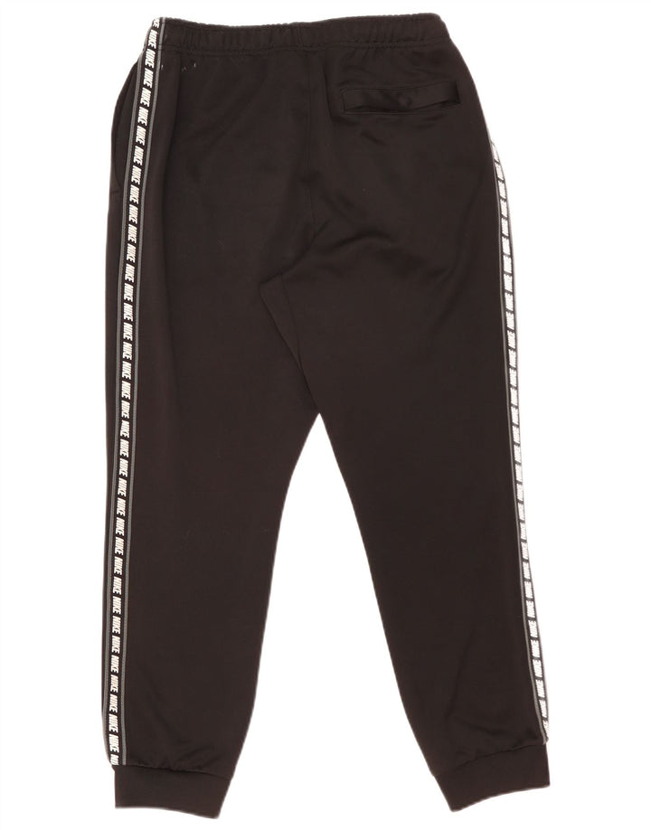 Nike Herren-Trainingshose mit Grafik, mittelgroß, schwarz, Polyester