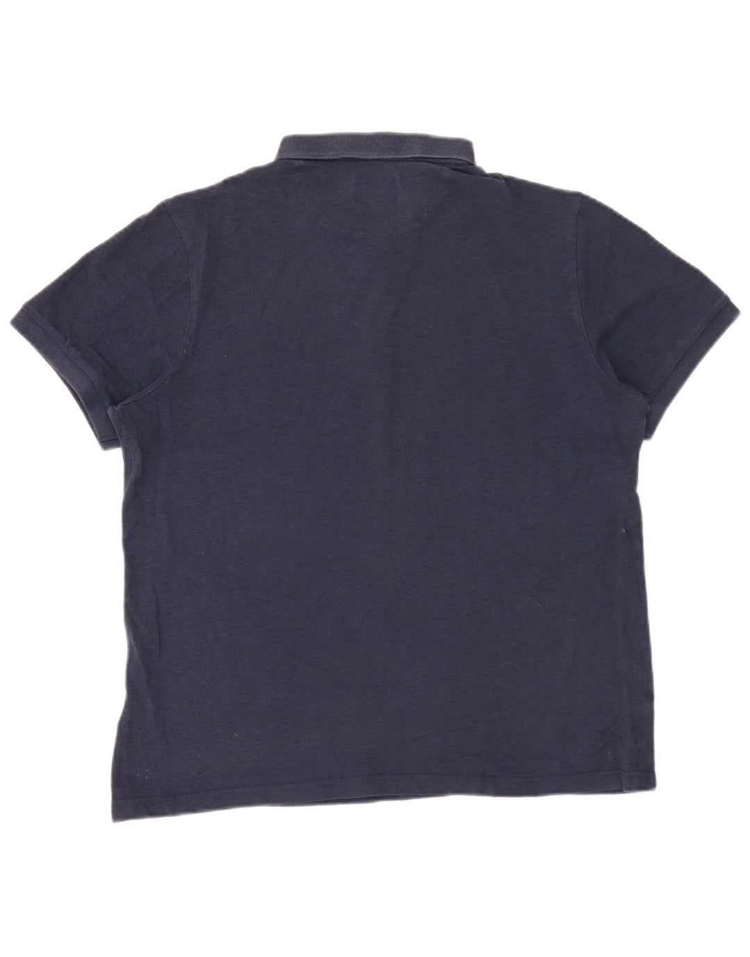 Farah Herren-Poloshirt XL aus marineblauer Baumwolle