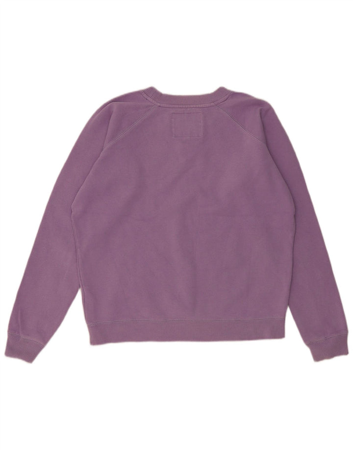 JACK WILLS Damen Crop Oversized Sweatshirt Pullover UK 8 Small Lila