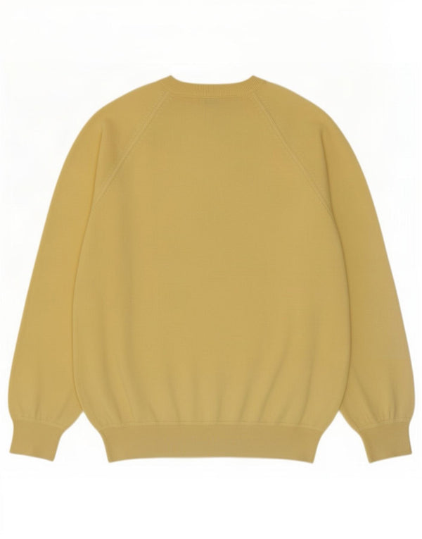 Trussardi Herren-Pullover mit Rundhalsausschnitt, 2XL, Gelb