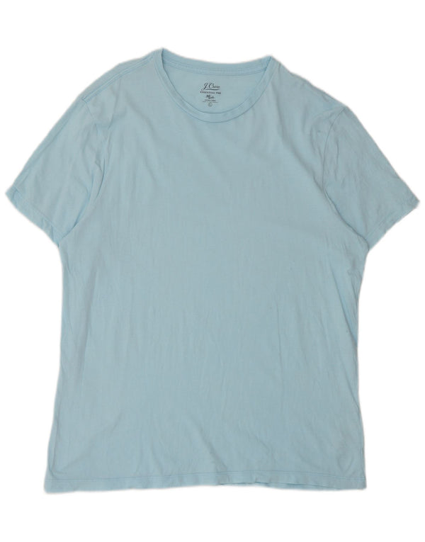 J. Crew Herren T-Shirt Top Large Blau Baumwolle