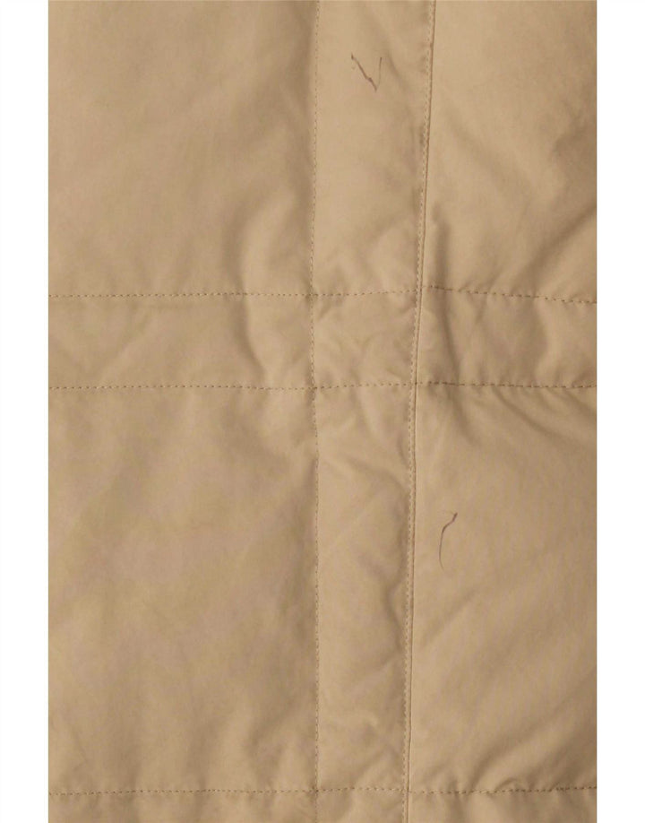 Trussardi Herren Wattierte Jacke UK 38 Medium Beige Polyamid