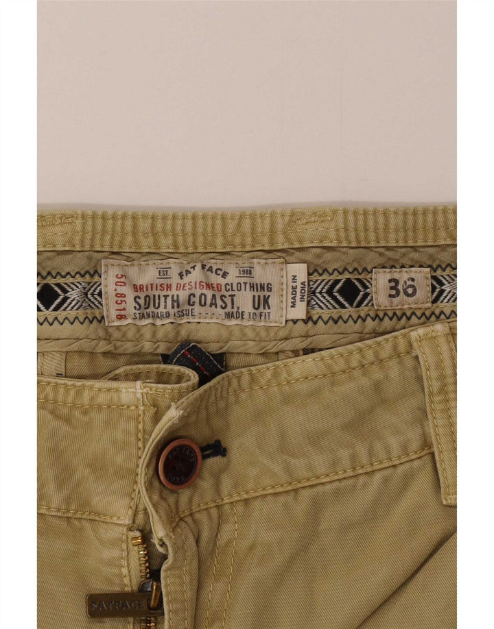 Fat Face Herren-Chinoshorts W36, große Khaki-Baumwolle