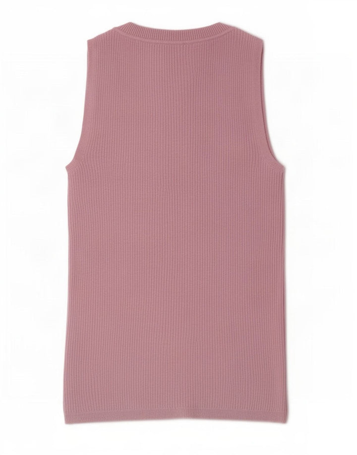 Marks & Spencer Damen Weste Top UK 8 Small Rosa Viskose