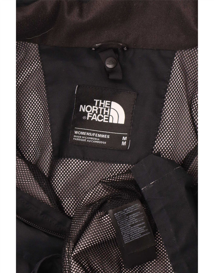 The North Face Damen Regenjacke UK 14 Mittelschwarzes Polyester
