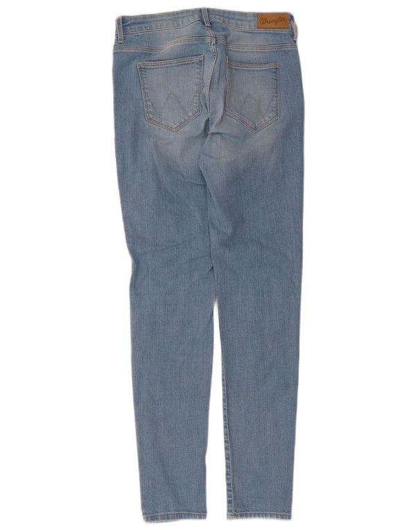 Wrangler Damen Skinny Jeans W28 L32 Blaue Baumwolle