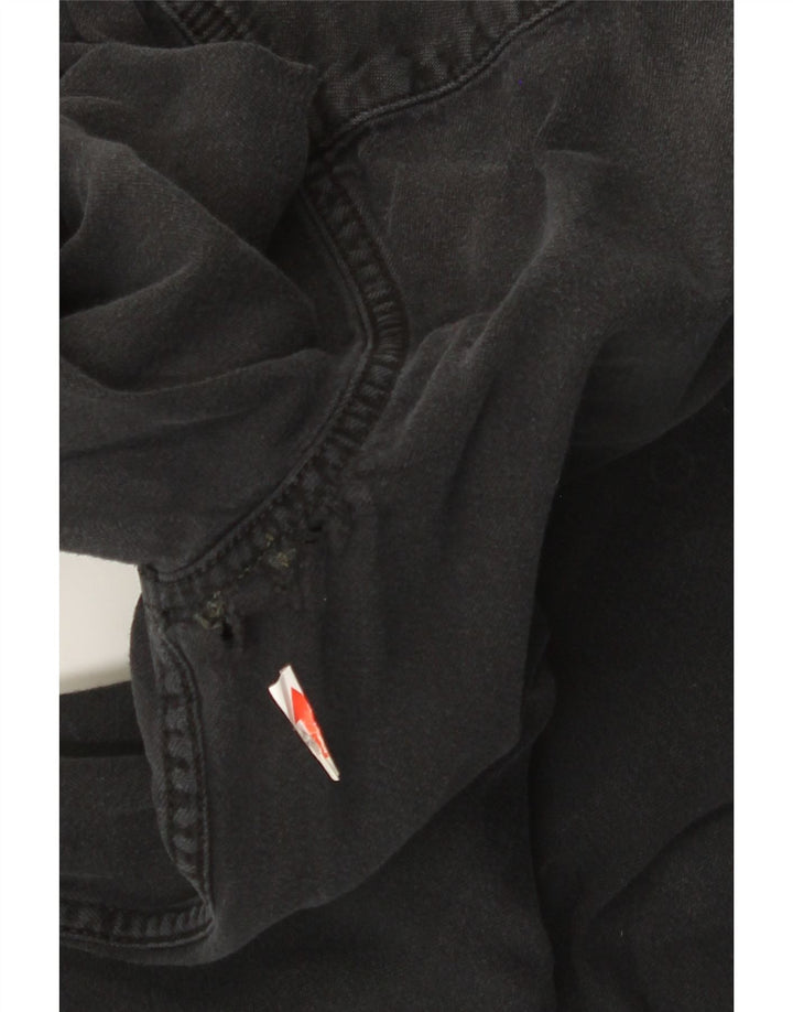 Zara Herren Slim Fit Jeanshemd Mittelschwarz
