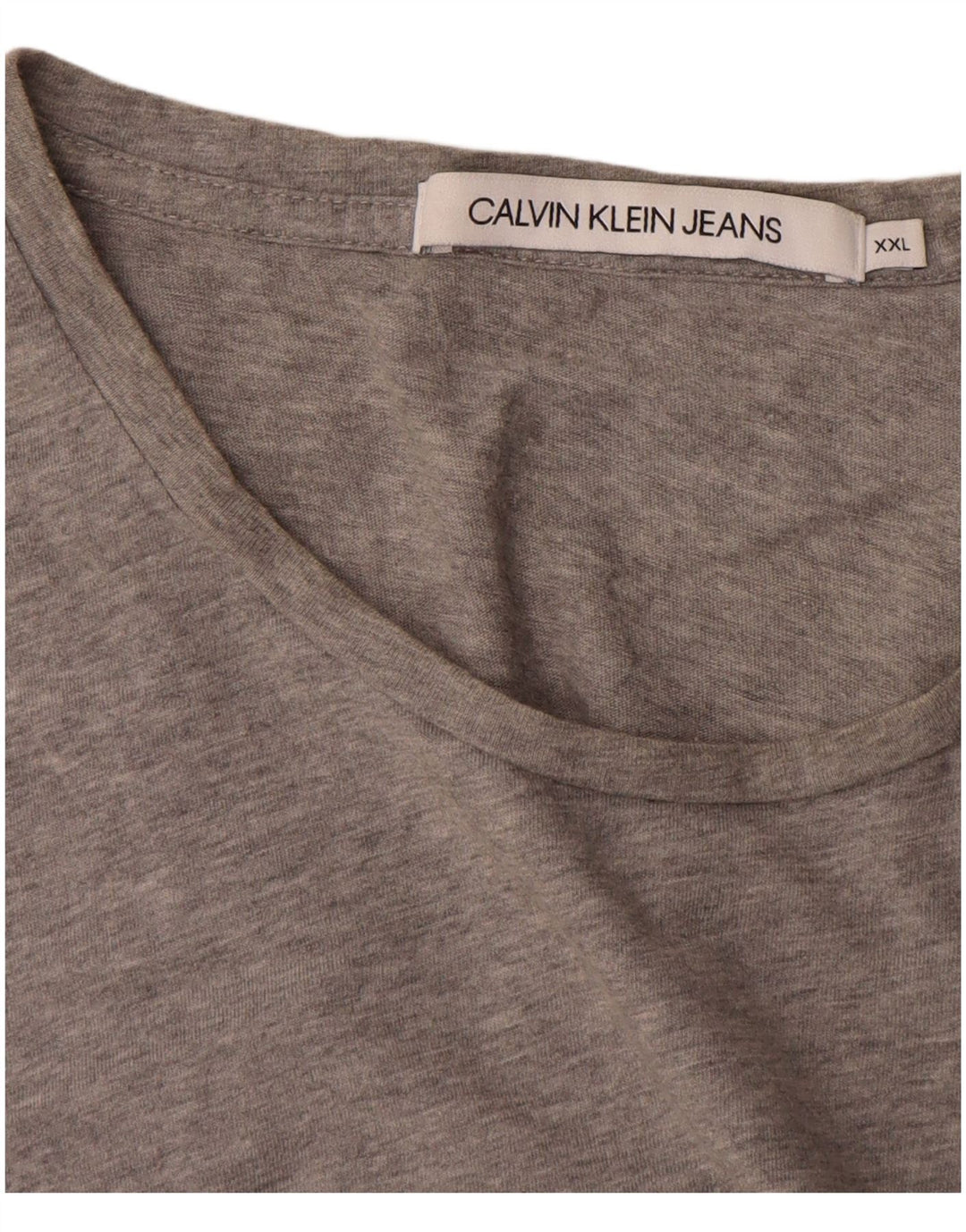 Calvin Klein Jeans Herren Grafik T-Shirt Top 2XL Grau