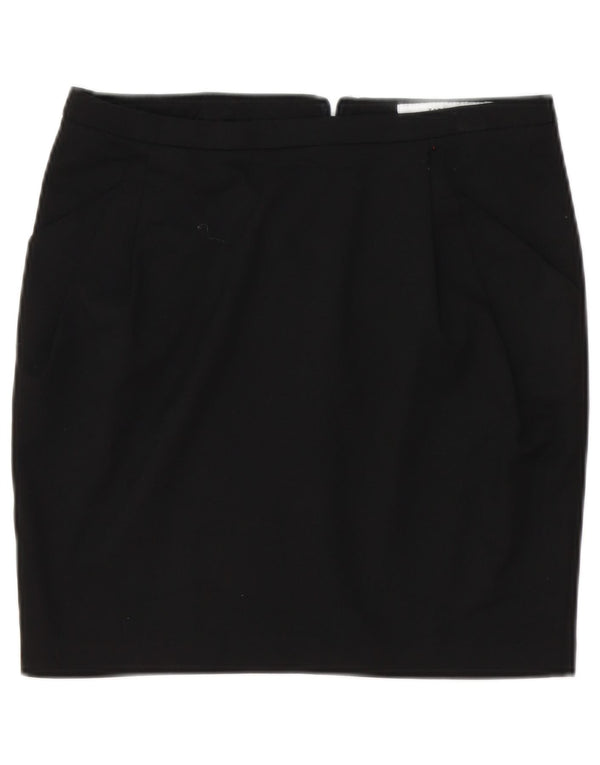 Zara Damen Bleistiftrock Medium W28 Schwarz