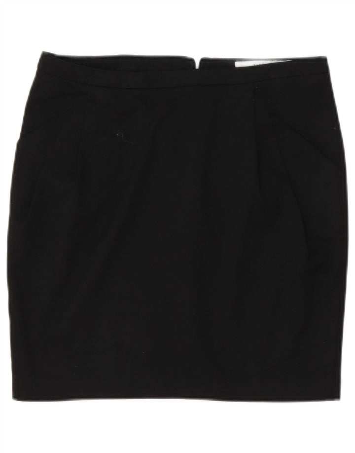 Zara Damen Bleistiftrock Medium W28 Schwarz