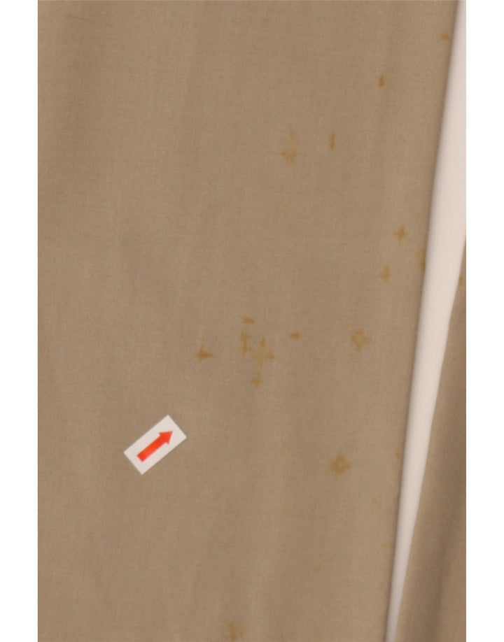 ARMANI Mens Bootcut Casual Trousers W32 L33 Beige Polyester Vintage Armani and Second-Hand Armani from Messina Hembry 
