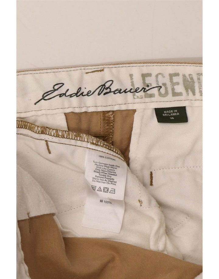 EDDIE BAUER Mens Chino Shorts W36 Large Beige Cotton Vintage Eddie Bauer and Second-Hand Eddie Bauer from Messina Hembry 