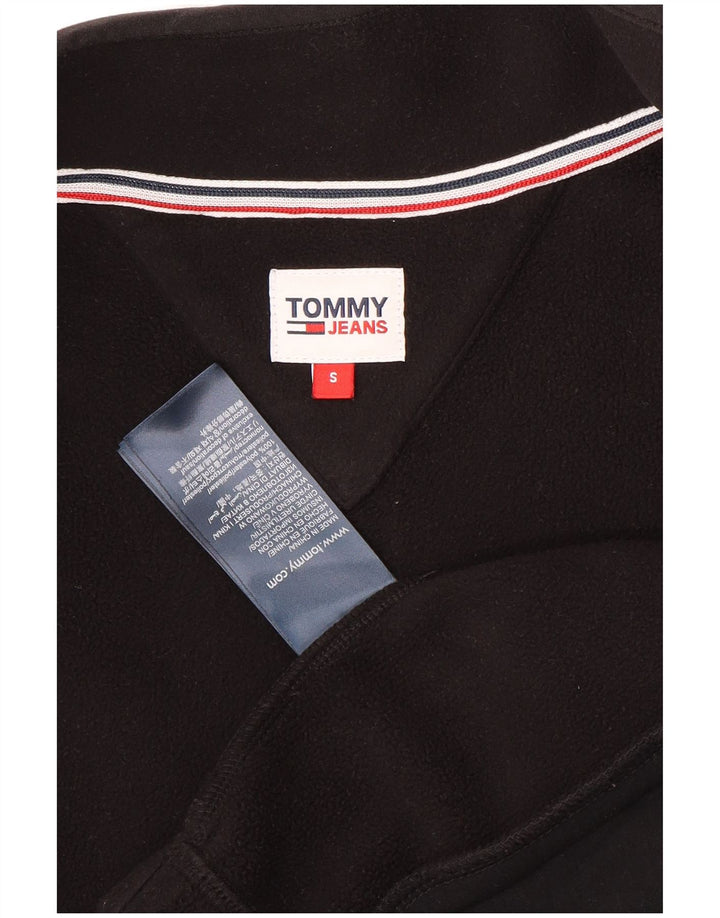 Tommy Hilfiger Herren Fleeceweste UK 36 Small Schwarz Polyester