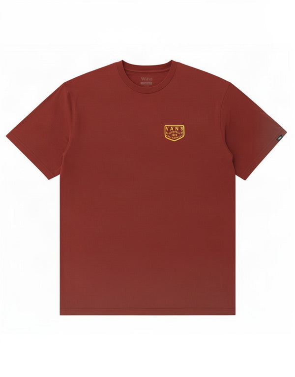 Vans Herren-T-Shirt mit klassischer Passform, Grafik, Größe L, Burgunderrot, Baumwolle