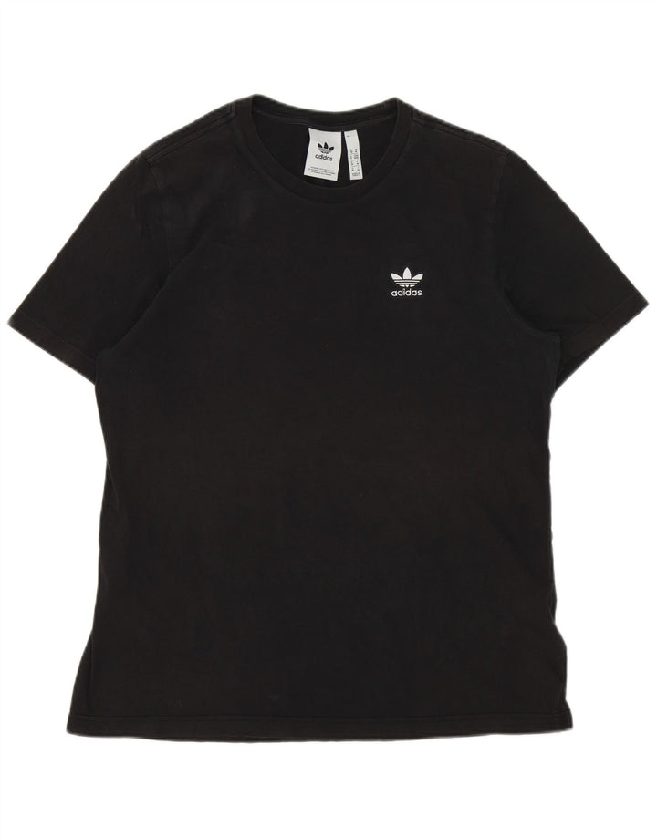 ADIDAS Herren T-Shirt Top Medium Schwarz Baumwolle