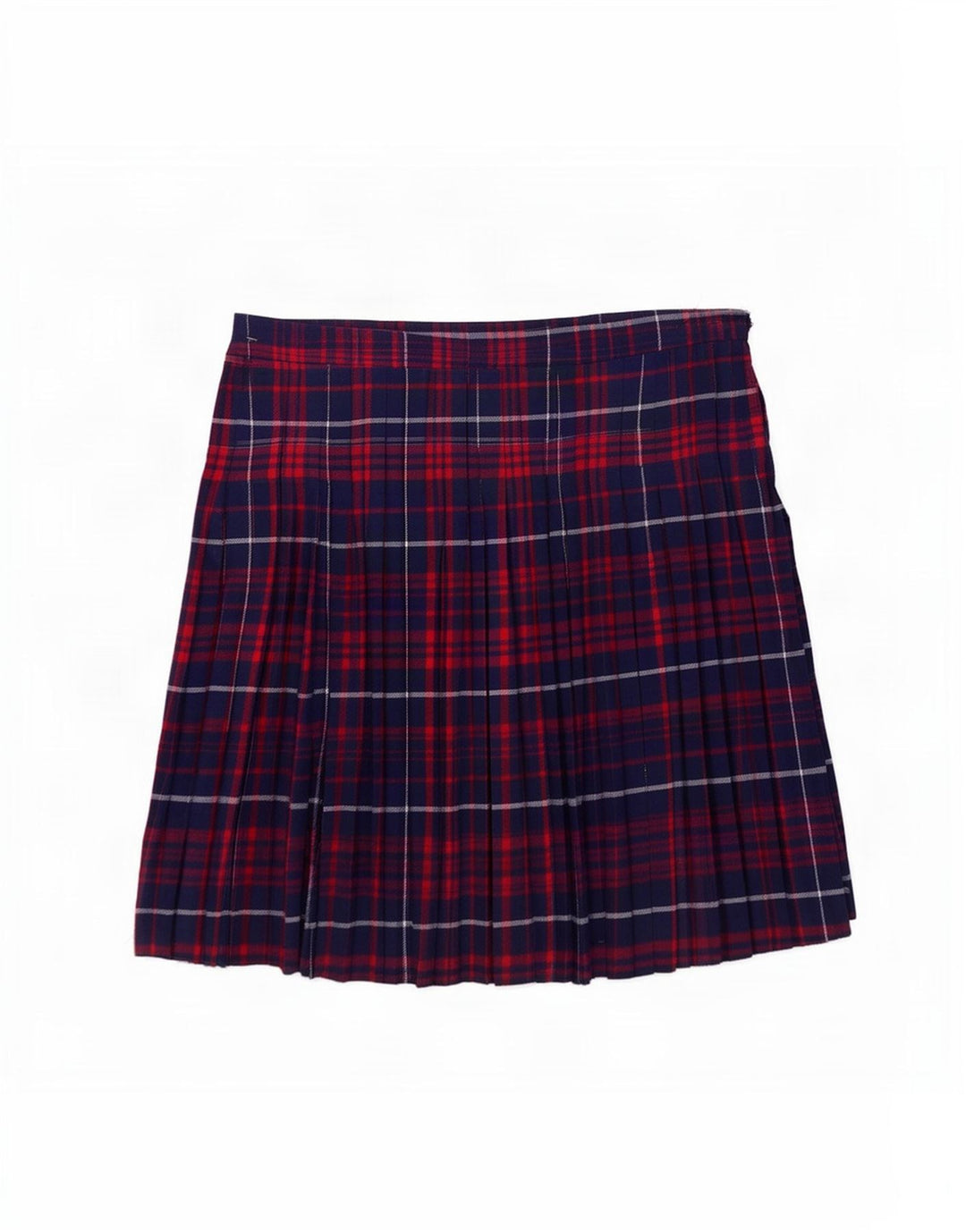 Tommy Hilfiger Damen Minirock Medium W28 Marineblau karierte Baumwolle
