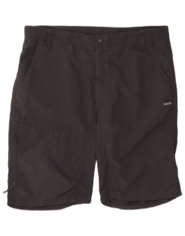 SALEWA Herren Cargoshorts IT 52 XL W38 Graues Polyamid