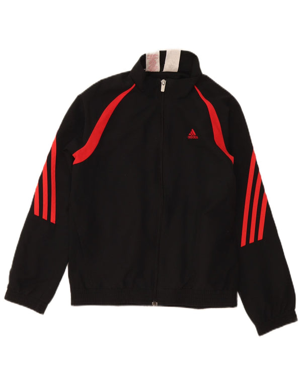 Adidas Jungen Grafik-Trainingsoberteil, Jacke, 9–10 Jahre, Schwarz, Farbblock