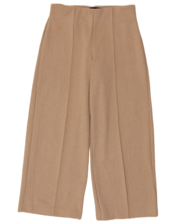 Marks & Spencer Damen Kurze Freizeithose UK 12 Medium W30 L27 Beige