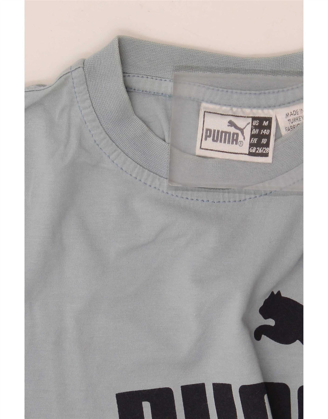 Puma Jungen Graphic T-Shirt Top 9–10 Jahre Grau