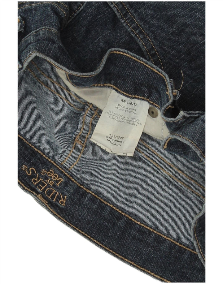 LEE Damen Riders Capri Jeans US 8 Medium W30 L18 Blaue Baumwolle