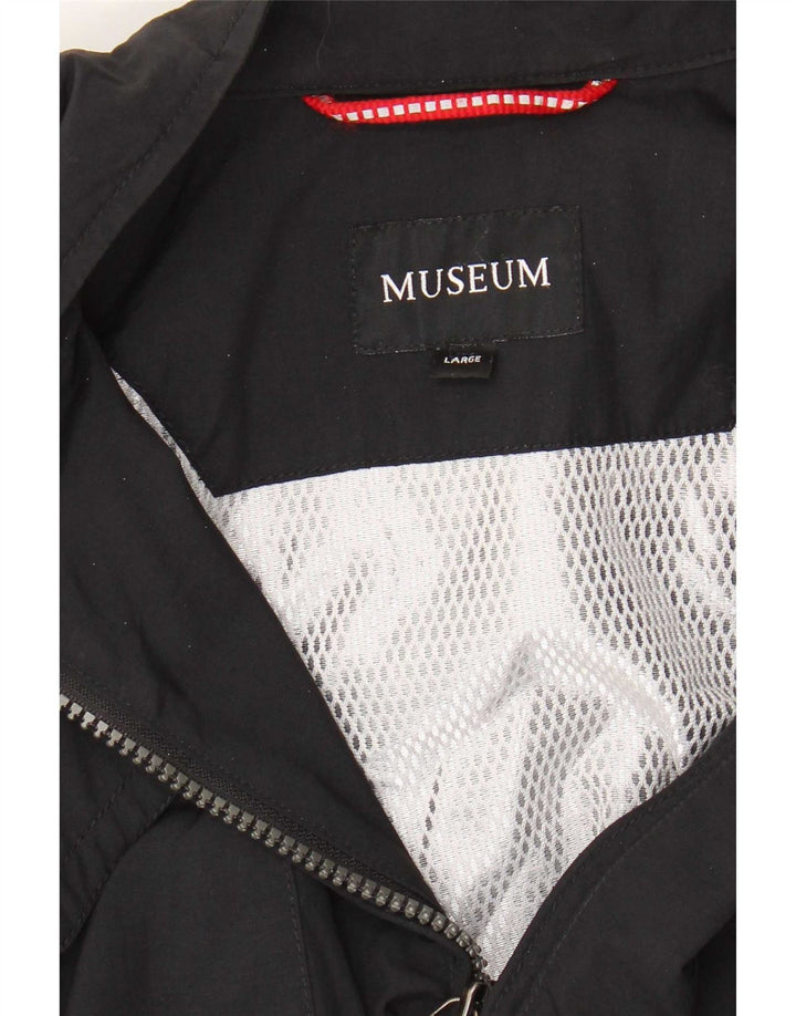 Museum Herren Utility Jacke UK 40 Large Schwarz