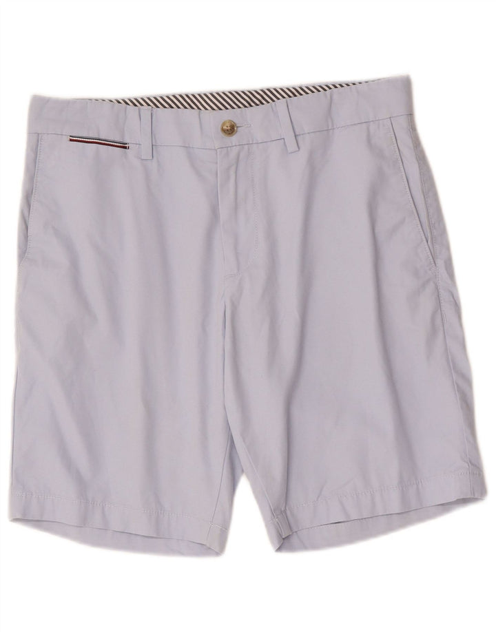 Tommy Hilfiger Herren Chinoshorts W32 mittelblaue Baumwolle