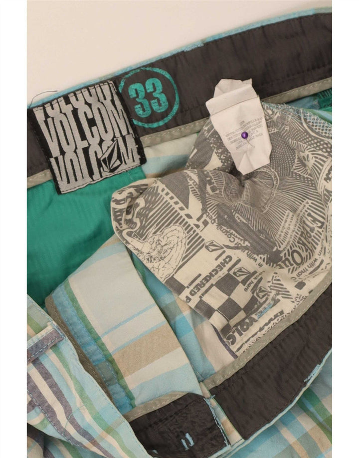 Volcom Herren-Chinoshorts W33, mittelgroß, mehrfarbig, kariert, Baumwolle