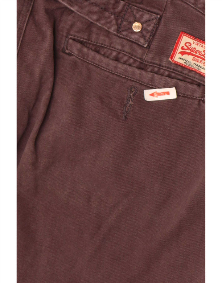 Superdry Herren Chinoshorts W30 mittelbraune Baumwolle