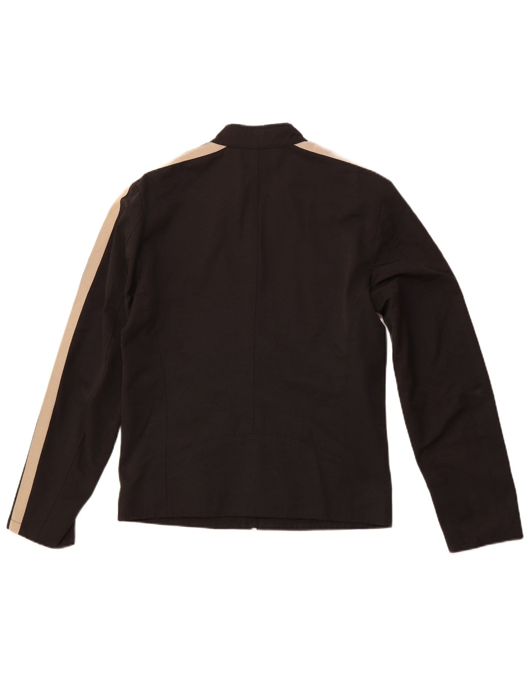 ZARA Herren Bomberjacke UK 38 Mittelschwarz gestreift Baumwolle