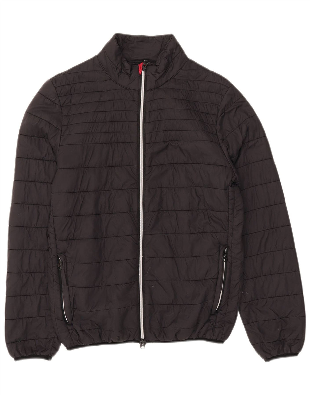 French Connection Herren Wattierte Jacke UK 36 Small Schwarz Polyamid