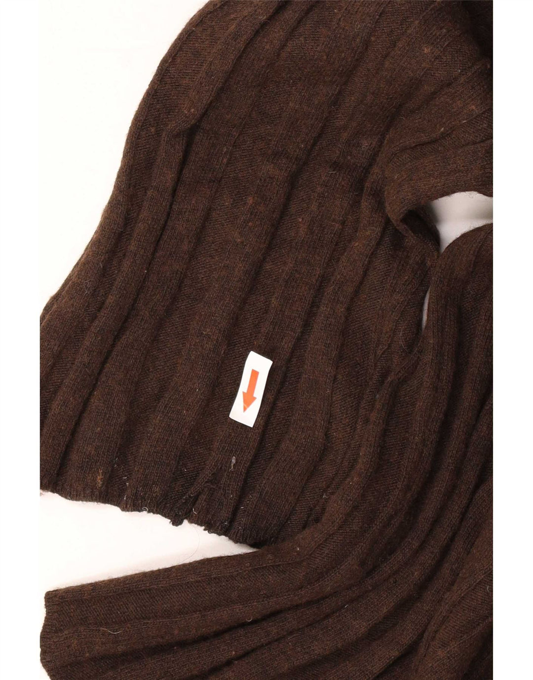 Zara Damen-Pullover, übergroß, Rundhalsausschnitt, Gr. 14, Mittelbraun, Polyamid