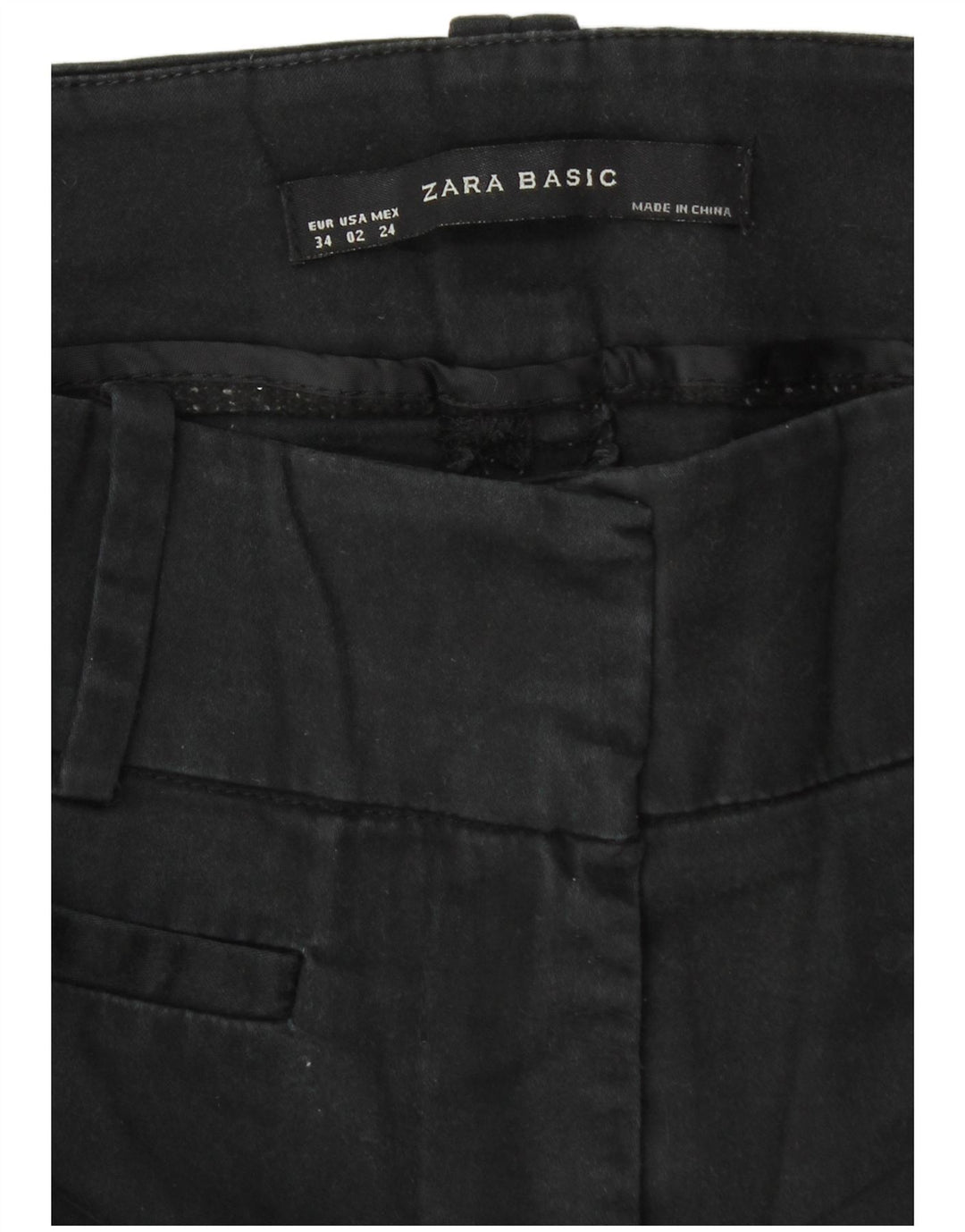 Zara Damen Freizeitshorts EU 34 2XS W24 Grau