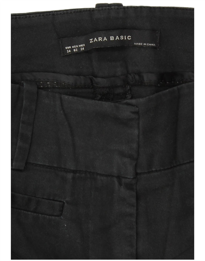 Zara Damen Freizeitshorts EU 34 2XS W24 Grau