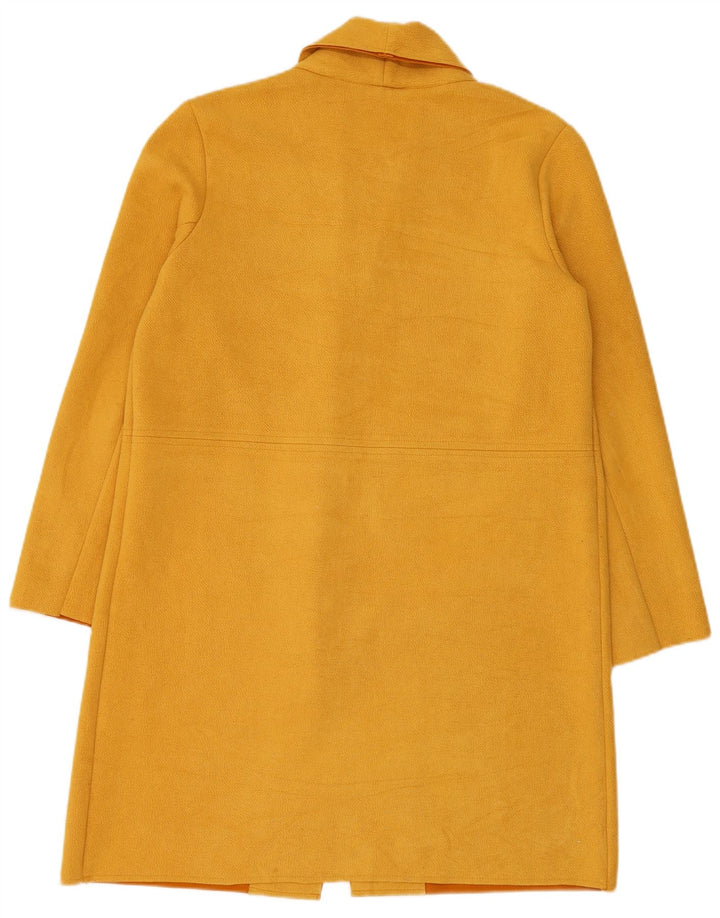Zara Damen Übergroßer offener Mantel UK 10 Small Gelb