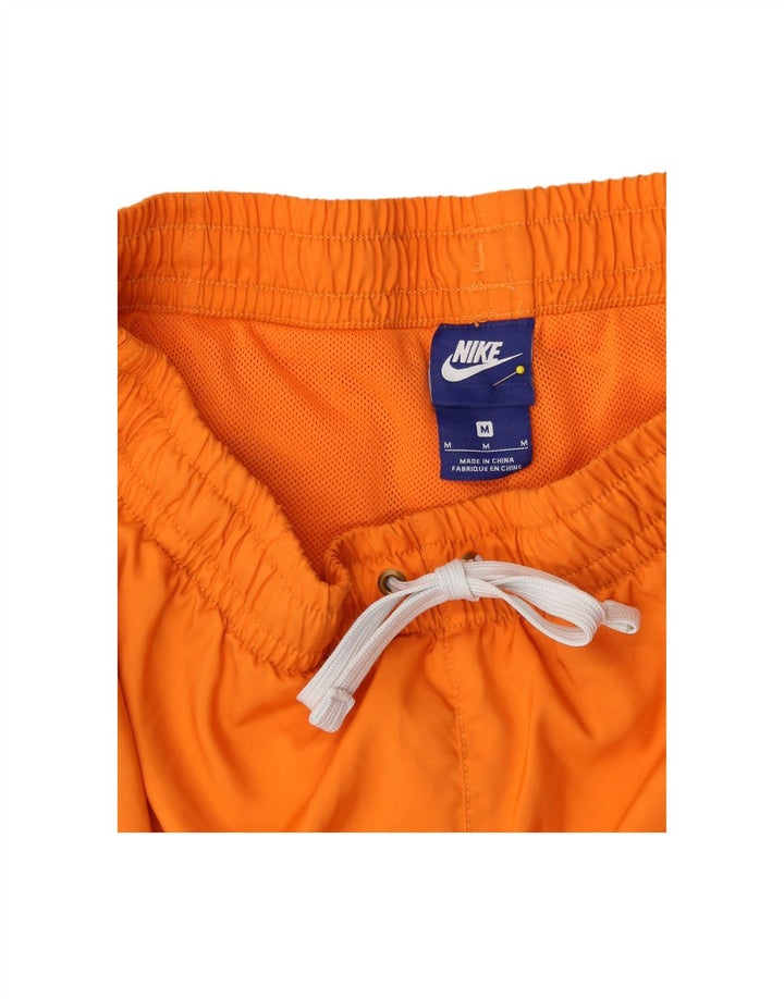 NIKE Mens Swimming Shorts Medium Orange Polyester