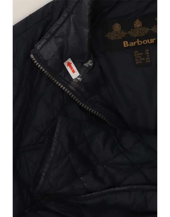 Barbour Damen Steppjacke UK 10 Small Marineblau