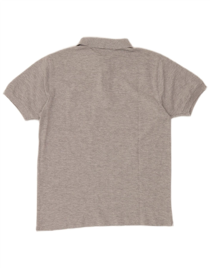 KAPPA Herren Poloshirt Small Grau Baumwolle