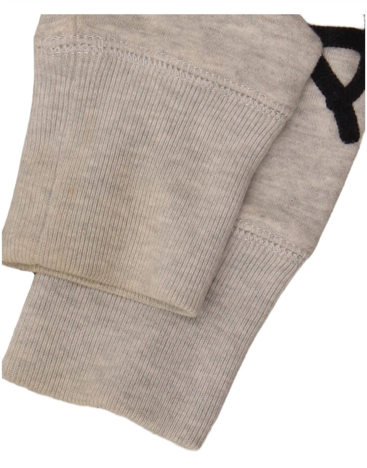 SUPERDRY Herren-Kapuzenpullover mit grafischem Reißverschluss, klein, grau meliert, Baumwolle